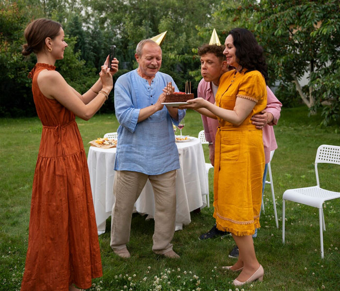 Community members in Perth participating in an event